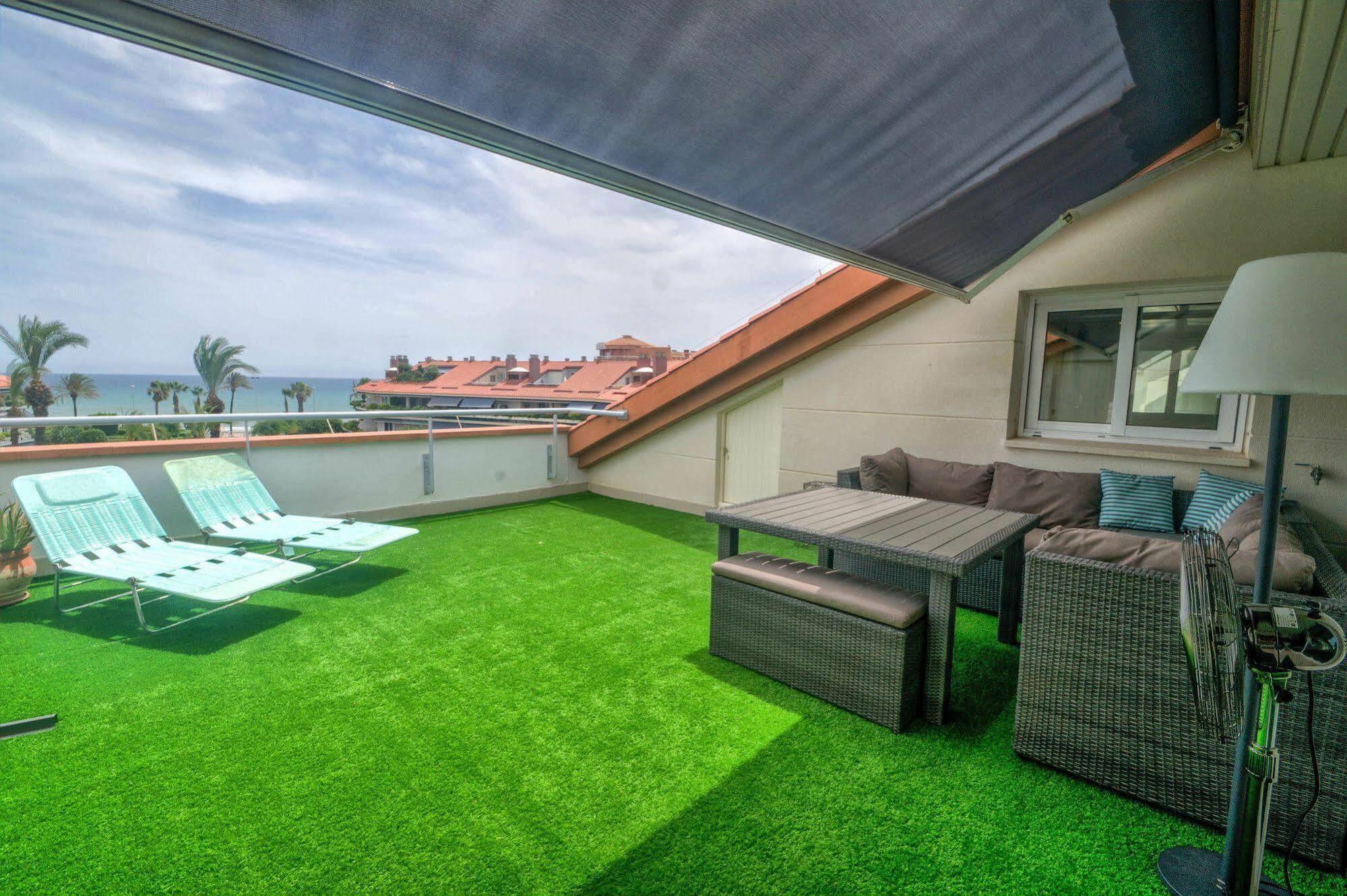 Duplex Park De Mar Leilighet Sitges Eksteriør bilde
